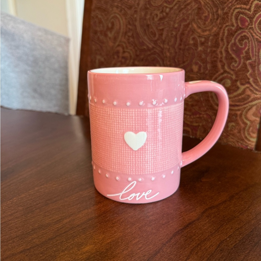Love Heart Pink Mug